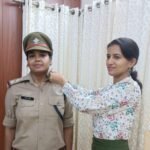 थाना जीआरपी हरिद्वार में तैनात ममता गोला बनी इंस्पेक्टर, एसपी तृप्ति भट्ट ने पहनाए स्टार
