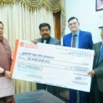 उत्तरकाशी आपदा राहत : सीएम धामी को बैंक ऑफ बड़ौदा ने मुख्यमंत्री राहत कोष के लिए दिया एक करोड़ रूपये का चेक