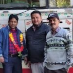 नीती घाटी पहुंची बस, ग्रामीण उत्साहित