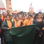 सासंद खेल महोत्सव कार्यक्रम के अंतर्गत रन फॉर नेशन दौड़ को राज्य सभा सासंद कल्पना सैनी ने हरी झंडी दिखाकर किया रवाना