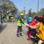 एनएचएआई द्वारा चलाया गया सड़क सुरक्षा जागरूकता कार्यक्रम