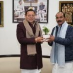 मुख्यमंत्री पुष्कर सिंह धामी से केंद्रीय राज्य मंत्री अजय टम्टा ने की मुलाकात