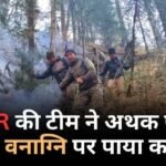 एनडीबीआर की टीम ने अथक प्रयास से वनाग्नि पर पाया काबू