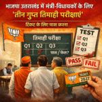 भाजपा उत्तराखंड में मंत्री-विधायकों के लिए ‘तीन गुप्त तिमाही परीक्षाएं’, टिकट के लिए पास करना अनिवार्य