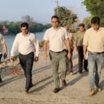 अपर मेला अधिकारी ने कुंभ मेला की तैयारियों के तहत निर्माणाधीन घाटों का किया निरीक्षण