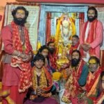 सती शिरोमणि माता अनसूया की देव डोली गर्भगृह में प्रतिष्ठापित