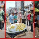 निर्जला एकादशी पर हिन्दू जागरण मंच ने लगाया सेवा शिविर, श्रद्धालुओं को वितरित की लस्सी व शिकंजी