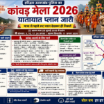 कांवड़ मेला-2026 : हरिद्वार पुलिस ने जारी किया विस्तृत ट्रैफिक प्लान, यात्रा से पहले रूट देखकर ही निकलें श्रद्धालु